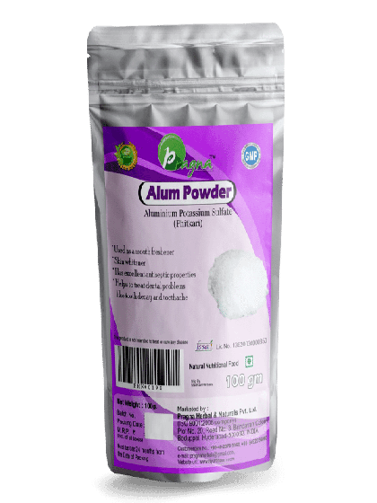 Pragna’s alum powder has excellent antiseptic properties, kills dental bacteria, and strengthens gums. - Image 4