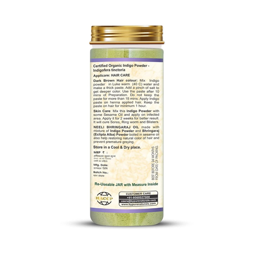 Natural Herbal Organic Indigo Leaf Powder - Image 2