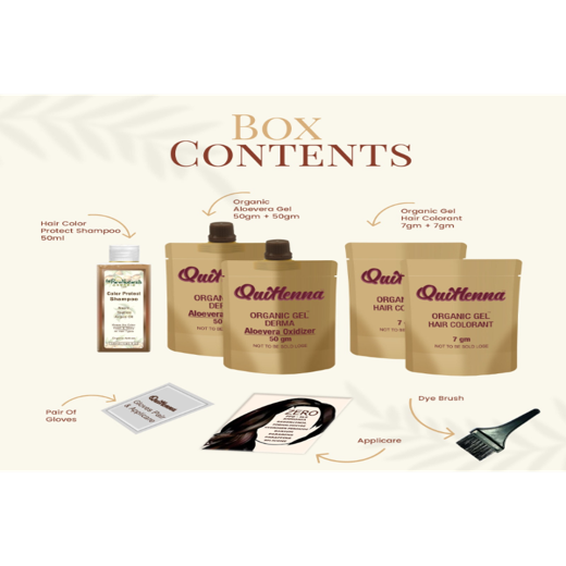 Derma Gel Hair color- 1N Natural Black m - Image 3