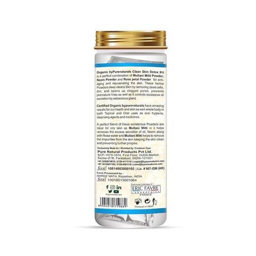Natural Herbal Organic Clean Skin Detox Kit - Image 2
