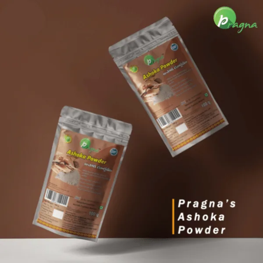 Pragna’s Ashoka Powder helps in managing problems related to menstruation (periods) like irregular periods, stomach pain, cramps, etc. - Image 4