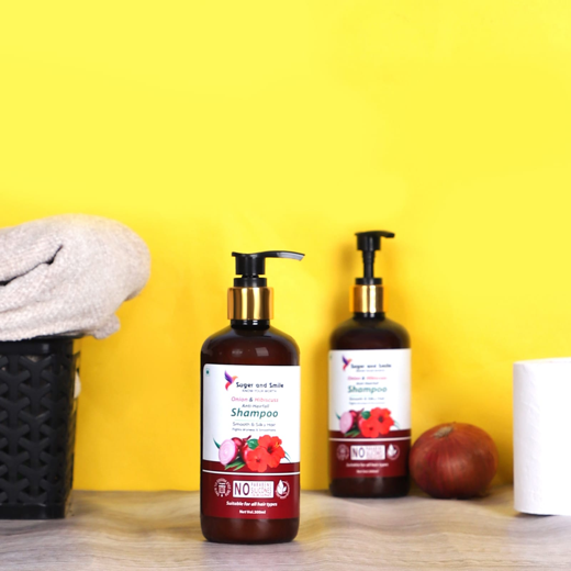 onion and hibiscuss anti hairfall shampoo - Image 4