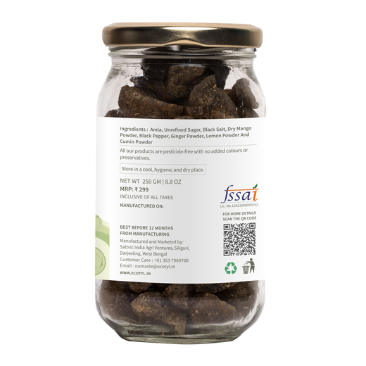 Ecotyl Amla Candy (Chatpata) | After Meal Digestive | Good for Gut Health | 250g - Image 3