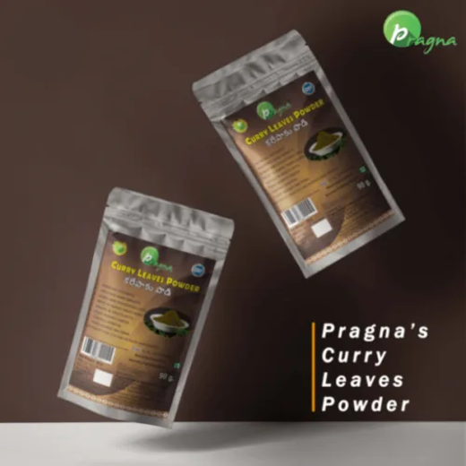 Pragna Curry Leaves powder is 100% pure and natural.It can help in treating dysentery, constipation and diarrhea - Image 4