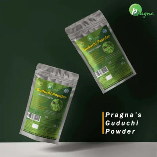 Pragna’s Guduchi (Tipatiga) powder possesses properties that can help you manage diabetes by improving your body’s blood glucose levels. - Image 2
