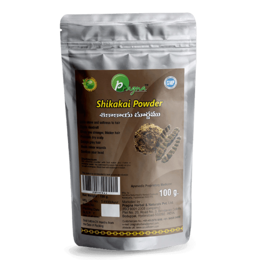 Pragna’s Shikakai Powder has a wide range of applications and advantages. It enhances the natural luster and smoothness of hair. - Image 3