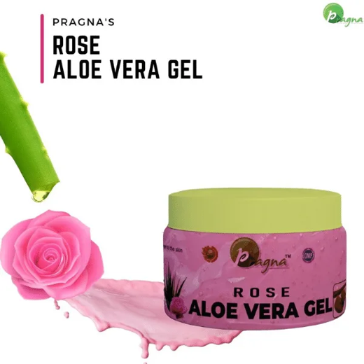 Pragna Rose Aloevera Gel is 100% pure and natural. . It relieves skin irritation. It helps in the tightening of the skin. - Image 4