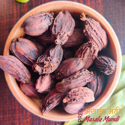 Black Cardamom (Sikkim) (300gms) and Bay Leaves Handpicked & Stem cut (20 grams) - Image 4