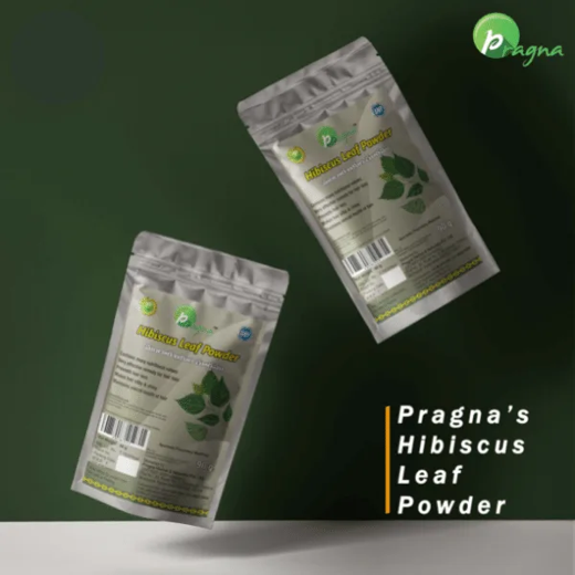 Pragna Hibiscus Leaf Powder is 100% pure and natural. It helps in the prevention of hair loss. - Image 2