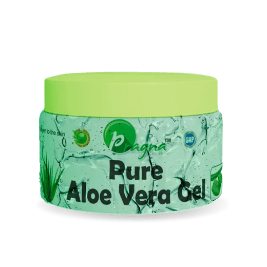 Pragna Aloevera Gel is 100% pura and natural. Acne, pimples, and wrinkles can all be treated with pure aloe vera gel