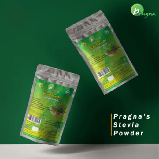 Pragna Stevia Powder is 100% pure and natural. eneficial to diabetics. Stevia’s natural sweetening qualities can be changed by adding sugar. - Image 4