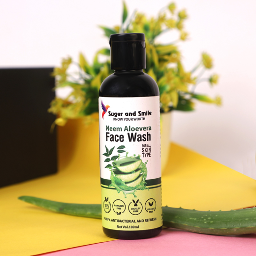 Aloevera neem facewash pack of 2(100 ml each) - Image 4