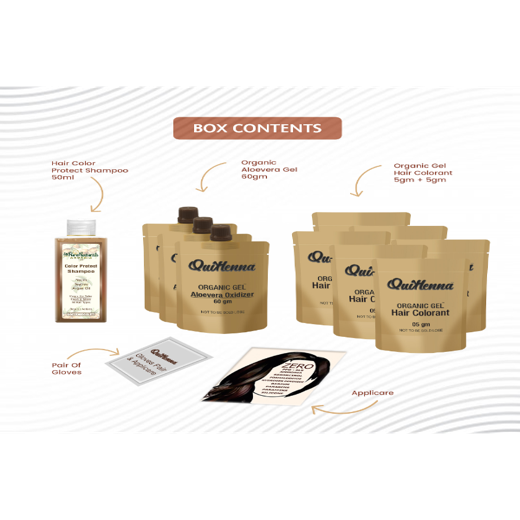 Organic Gel Hair Colour 7G Blonde - PPD & Ammonia Free Permanent Natural Hair Color - Image 3