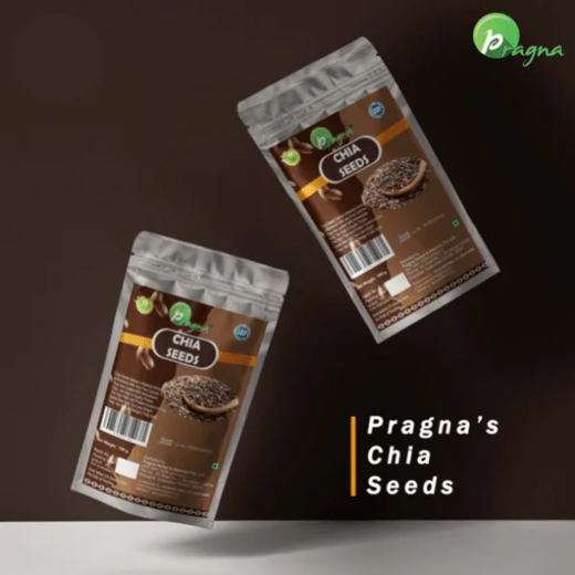 Pragna’s Chia Seeds are packed with omega-3 fatty acids and various micronutrients. They are high in protein and fiber, both of which have been shown to aid weight loss. - Image 4