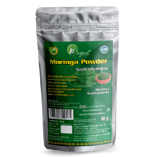 Pragna’s Moringa Powder supports immunity, digestion, and healthy skin. A perfect addition to smoothies, teas, and recipes for overall wellness. - Image 3