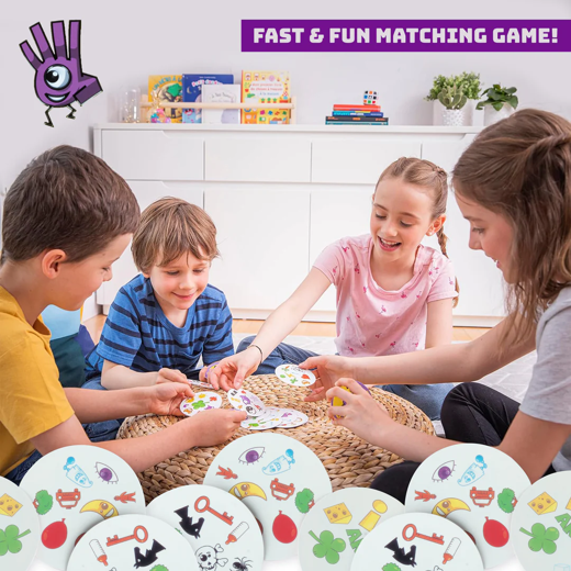 FLYI Dobble Card Game (55 Cards, 5 Games in 1)
