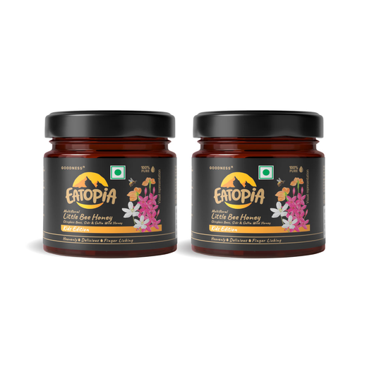 Eatopia Little Bee, Stingless Bees Natural Honey for Kids - Sidr & Sullia Honey  I Rich in antioxidants I Pure Honey - Image 3