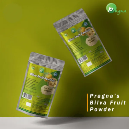 Pragna Bilva Fruit powder is 100% pure and natural. Bael is the best fruit for all digestive problems that have anti-bacterial, anti-fungal properties. - Image 4