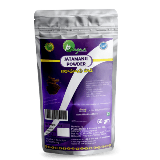 Pragna’s Jatamansi Powder is 100%t pure and natural.Jatamansi powder helps to decrease blood pressure and prevent blood clotting. - Image 3