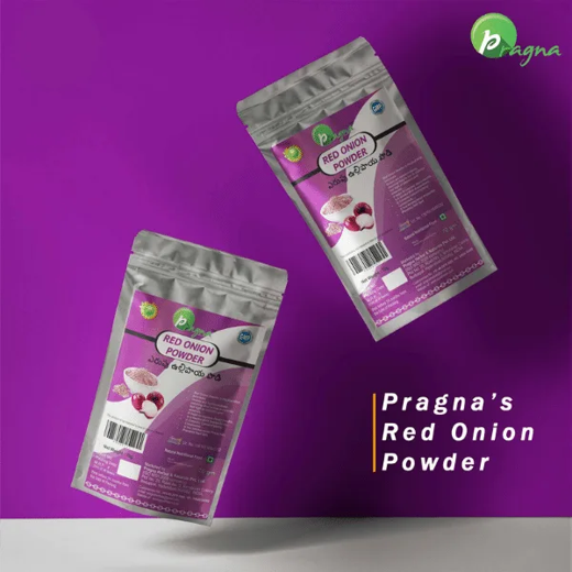 Pragna’s Red Onion Powder is 100% pure and natural. It promotes new hair development by increasing blood circulation in the hair follicles. - Image 4