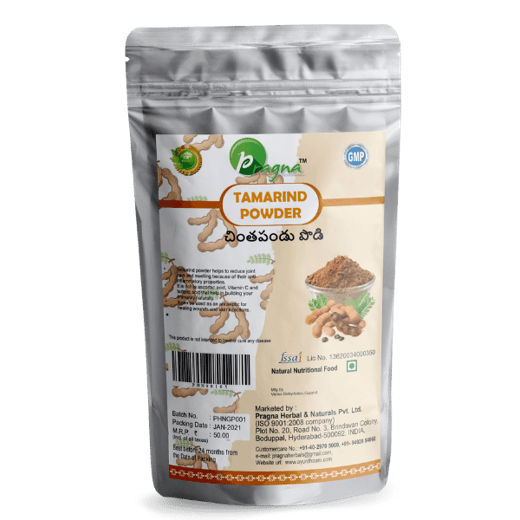 Pragna’s Tamarind Powder is a natural remedy to cure indigestion and increase bile production. Moreover, it is rich in dietary fiber, which further results in a reduction of cholesterol. - Image 3
