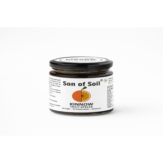 Kinnow Spread/Jam, No added Sugar and Preservatives, Orange Marmalade, Natural Real Fruit Spread for Healthy Snacking, No artificial Flavours and Colours Added - (Glass Jar) - Image 2