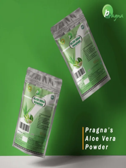 Pragna’s Alovera Powder is 100 % pure and natural, it is extensively used in beauty products, and for good reason. It has multiple antiviral and antibacterial properties. - Image 2