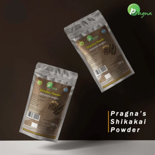 Pragna’s Shikakai Powder has a wide range of applications and advantages. It enhances the natural luster and smoothness of hair. - Image 2